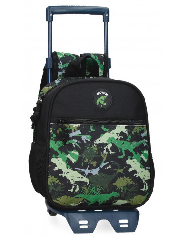 37720T1 ADAPT. BACKPACK  25CM.W/TROLLEY .  RAPTORS